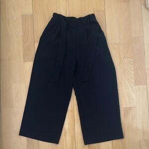 Black Wide-Leg Pants
